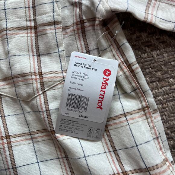Marmot Flannel Womens Sz XS - Picture 5 of 5